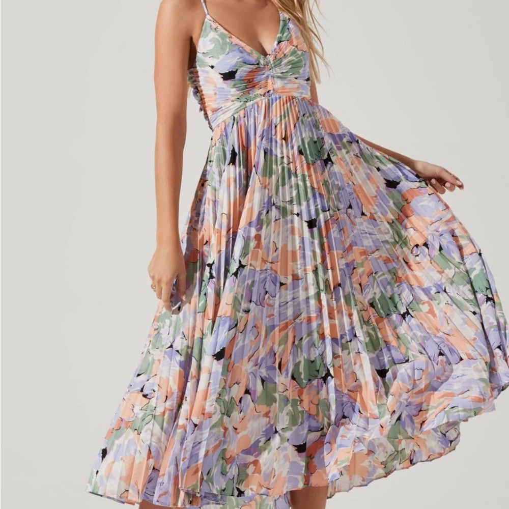 Blythe Dress in Coral Multi